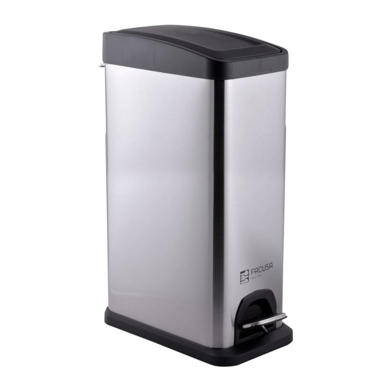 PAPELERA DE ACERO INOX 20L SELECTO CON PEDAL (35.5x21.6x59.5 cm) 984132001