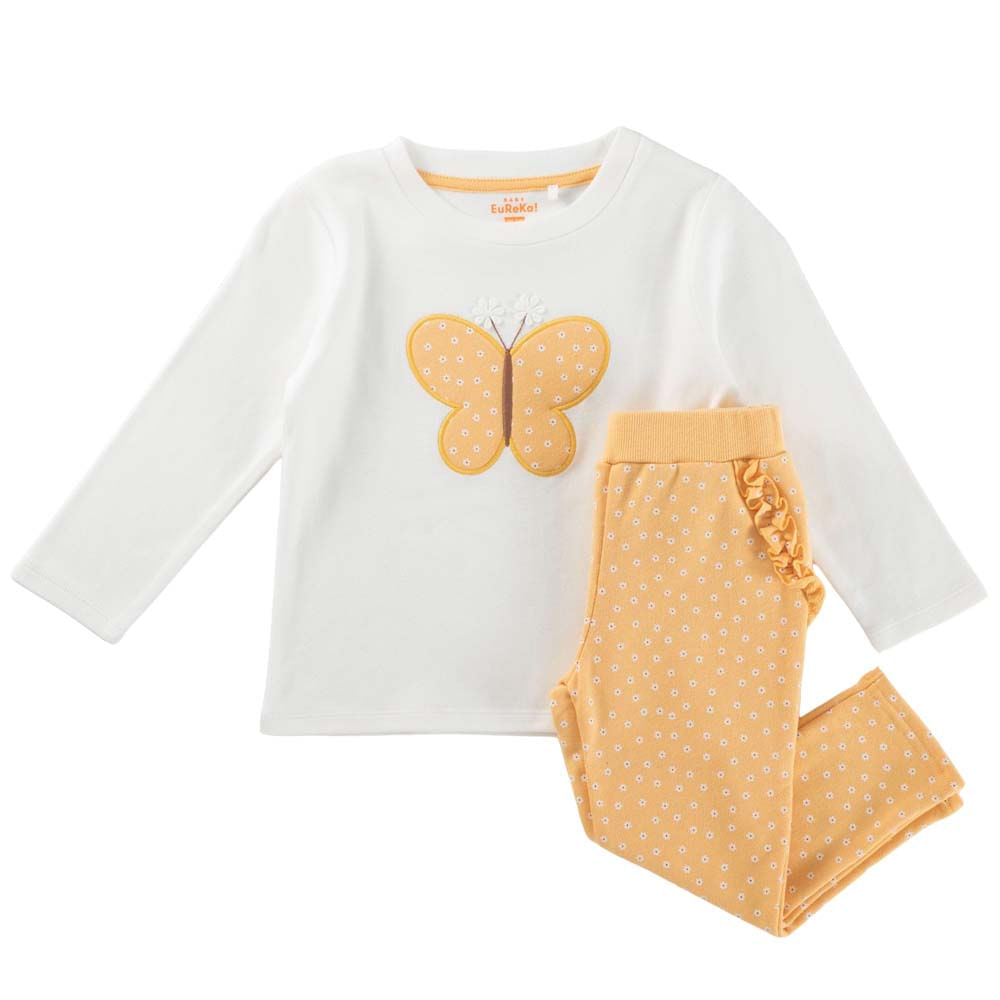 Conjuntos Polo Manga Larga + Pantalón 2 Bebé Niña BABY EUREKA