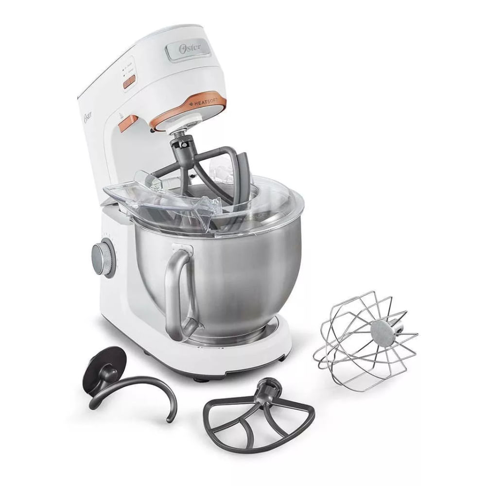 Batidora planetaria Oster® con tecnología Heatsoft™ FPSTSMPL4W (MUNDO ELECTRONICO)