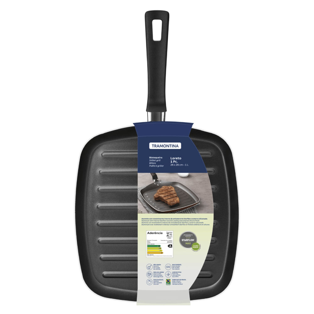 Sarten Bifera 26 Cm Versalhes - Tramontina Loreto (MUNDO ELECTRONICO)