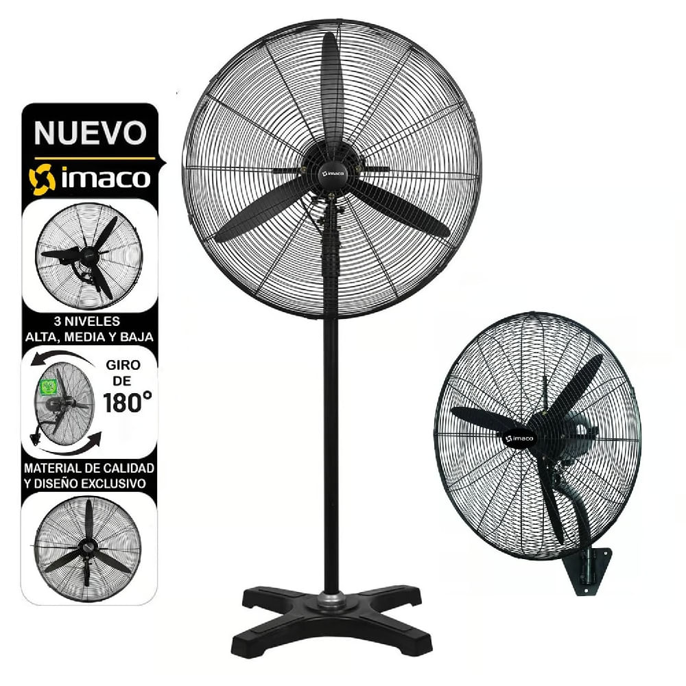 Ventilador Industrial de Pared y Piso Imaco 30? FS30240