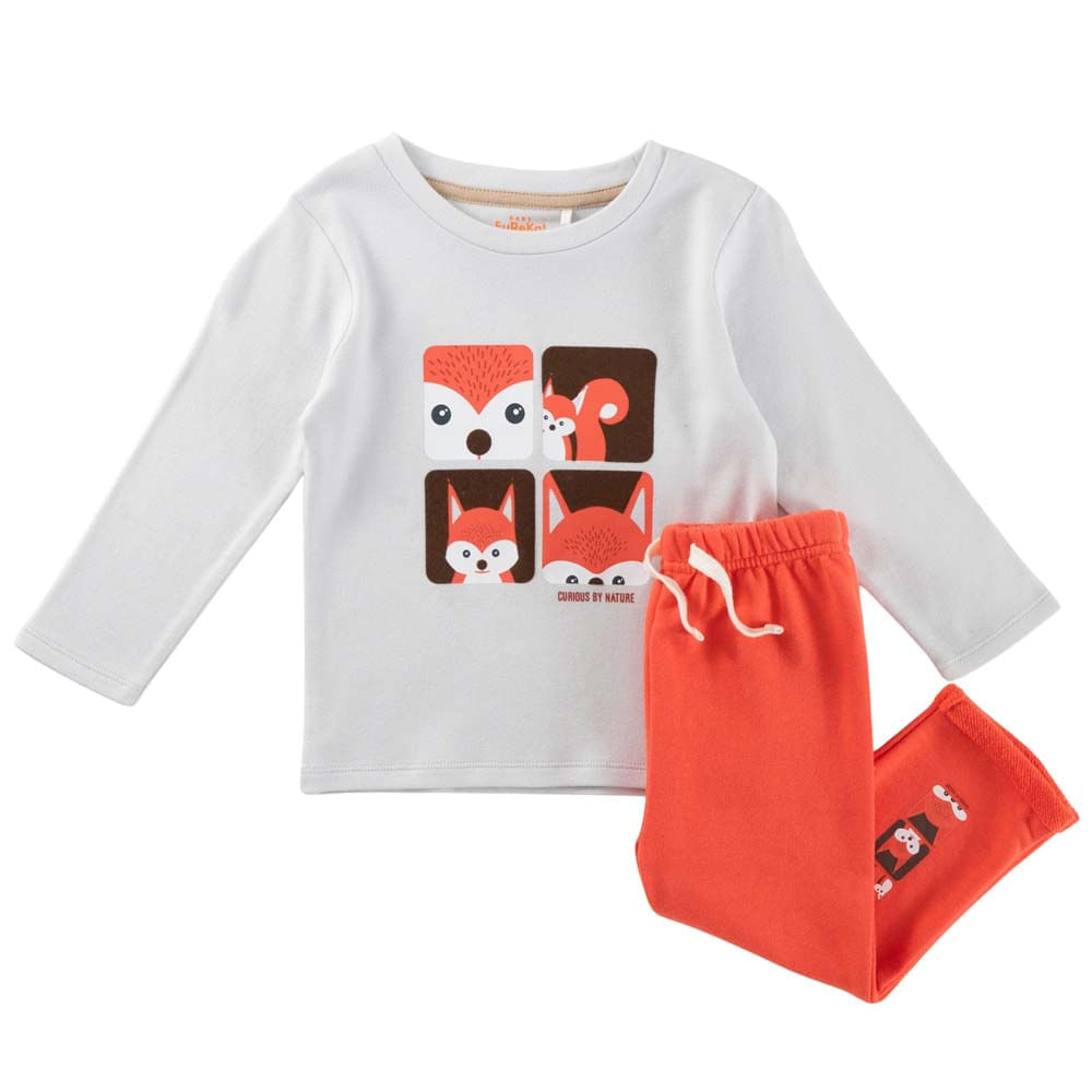 Conjuntos Polo Manga Larga + Pantalón 2 Bebé Niño BABY EUREKA