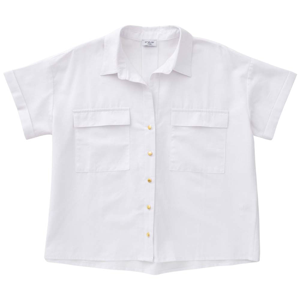 Blusas Manga Corta Cuello Ce Mujer SINGULAR