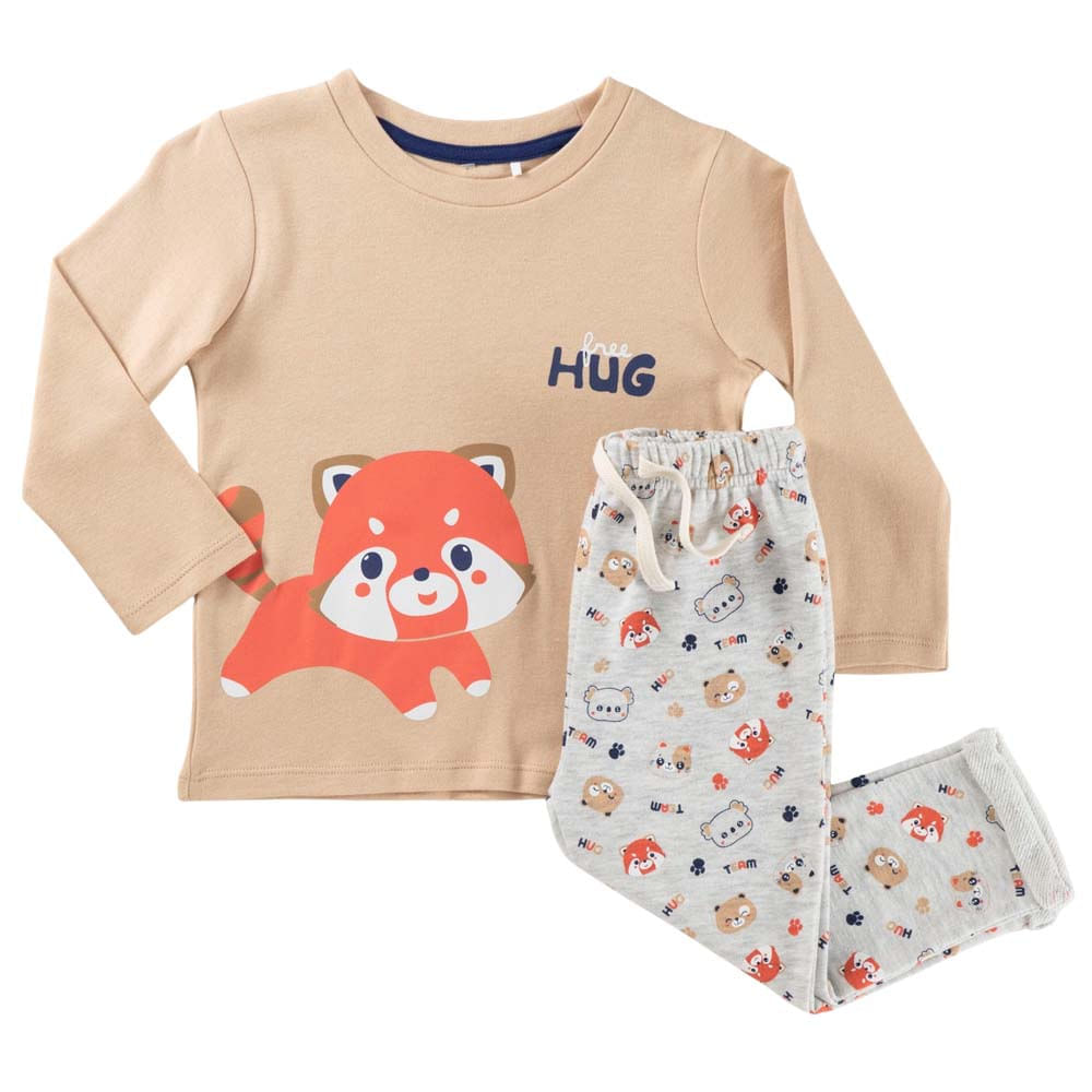 Conjuntos Polo Manga Larga + Pantalón 2 Bebé Niño BABY EUREKA