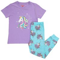 Pijamas Polo manga corta + Pantalón Niña EUREKA