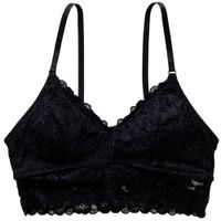 Brassier Diseño bralet black lace Mujer SINGULAR