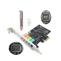 Tarjeta De Sonido interna PCI express 5.1 chip CMI8769 8 canales
