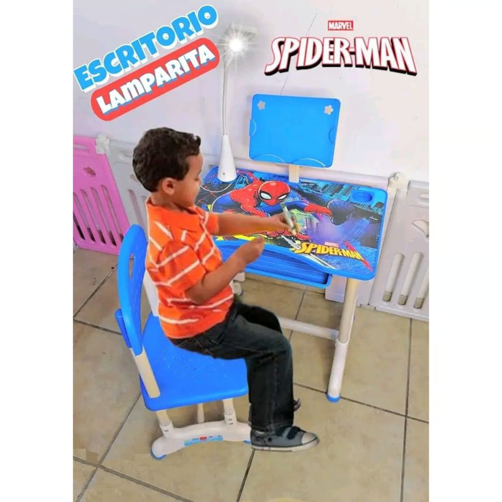 Escritorio Escolar Ergonómica Spiderman