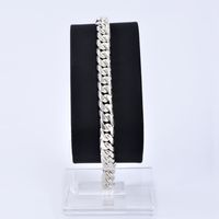 Pulsera de Plata 950 - 36 gr - Caballero - joyería Fina