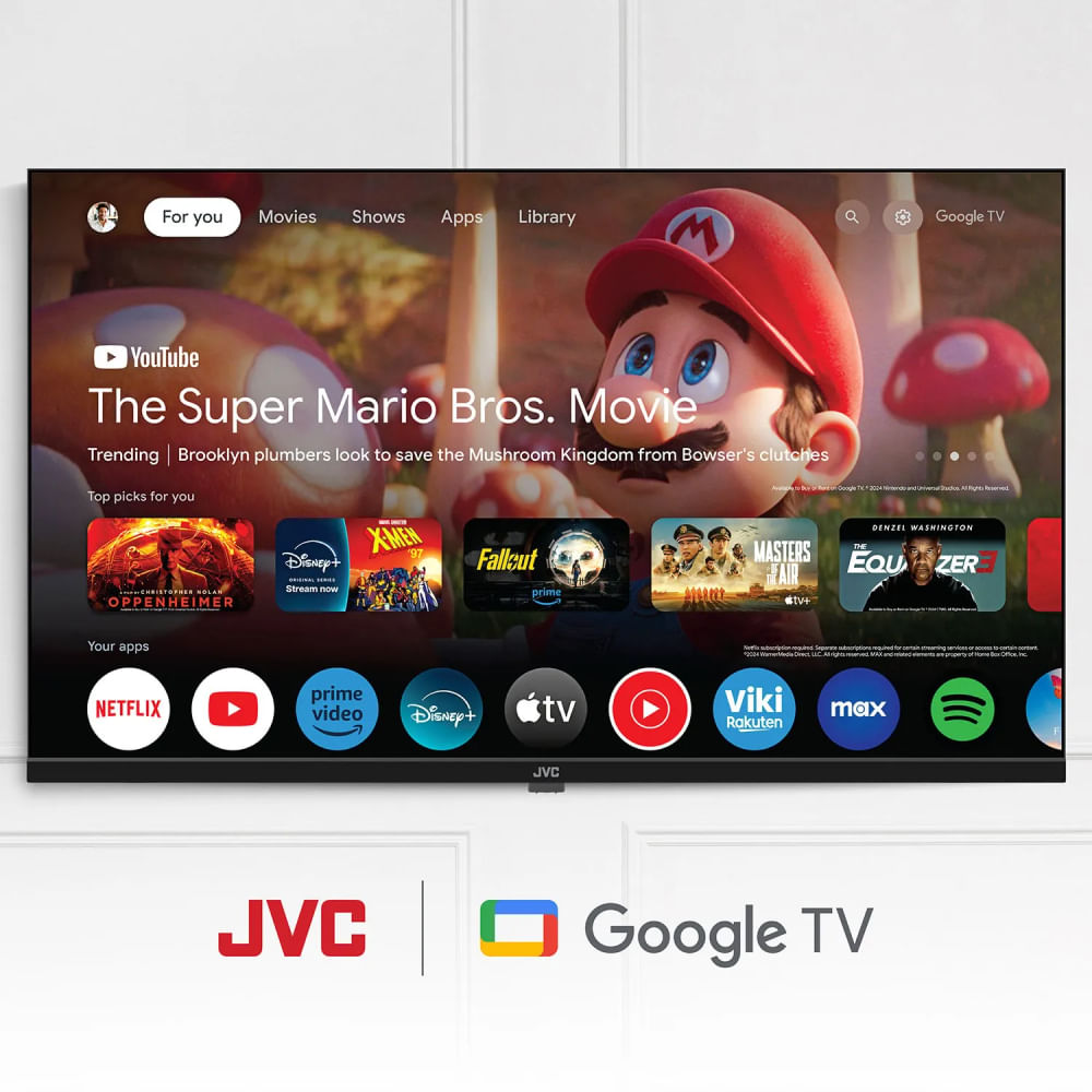TELEVISOR JVC 32'' HD GOOGLE TV