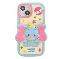 Carcasa 3D Dumbo para iPhone 12 – Diseño Tierno y Protección Completa