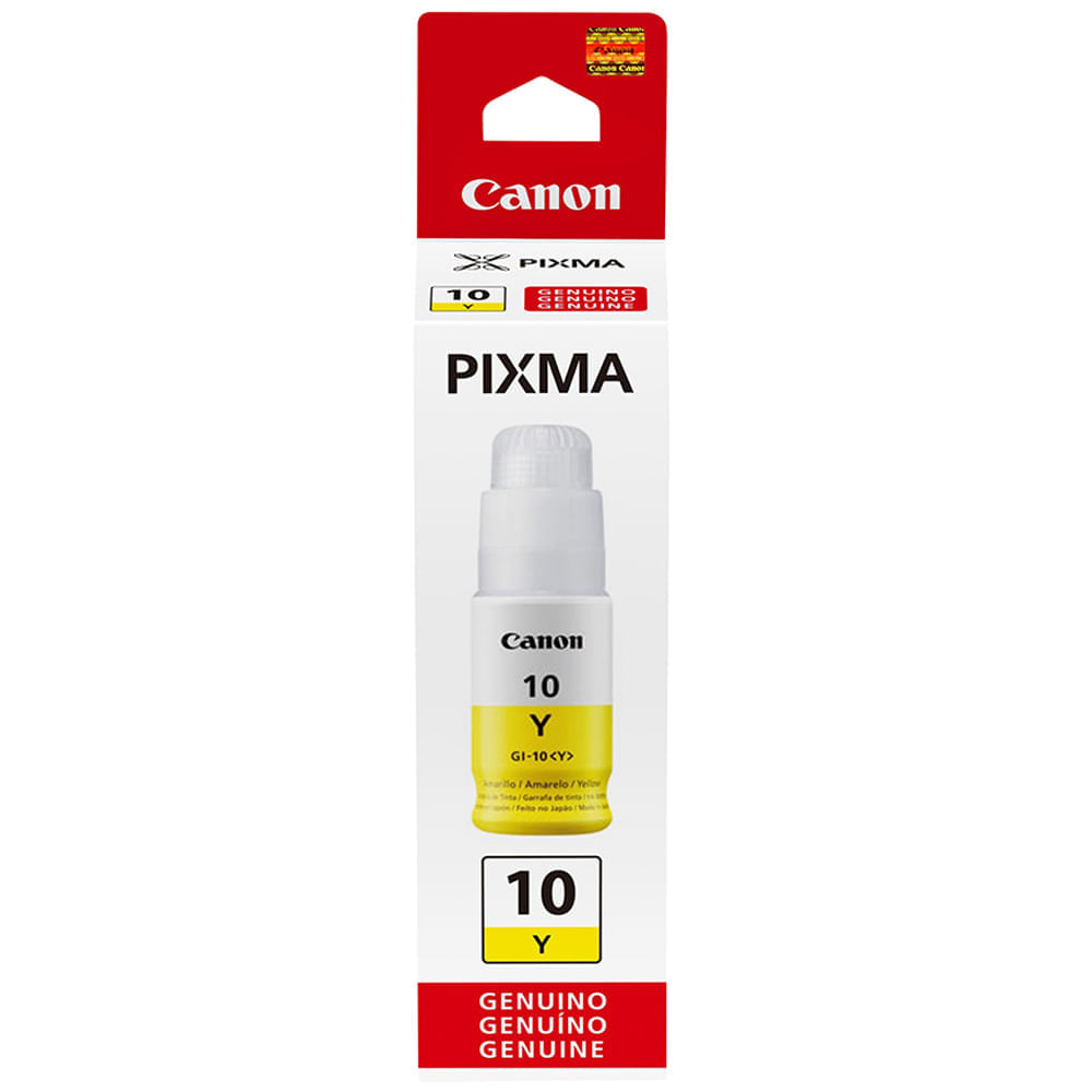 Tinta de Botella CANON GI-10 Amarillo