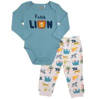 Conjuntos Body Manga Larga + Pantalón Bebé Niño BABY EUREKA