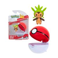 Pokemon Clip Chespin Con Pokebola