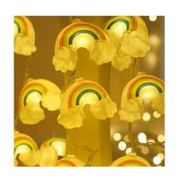 Tira de luces Led 10 Focos Arcoiris Ambar 4 Mts ¡Sin imagen!