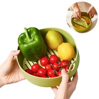 Bandeja De Silicona Reutilizable Para Freidora Horno Redonda Verde