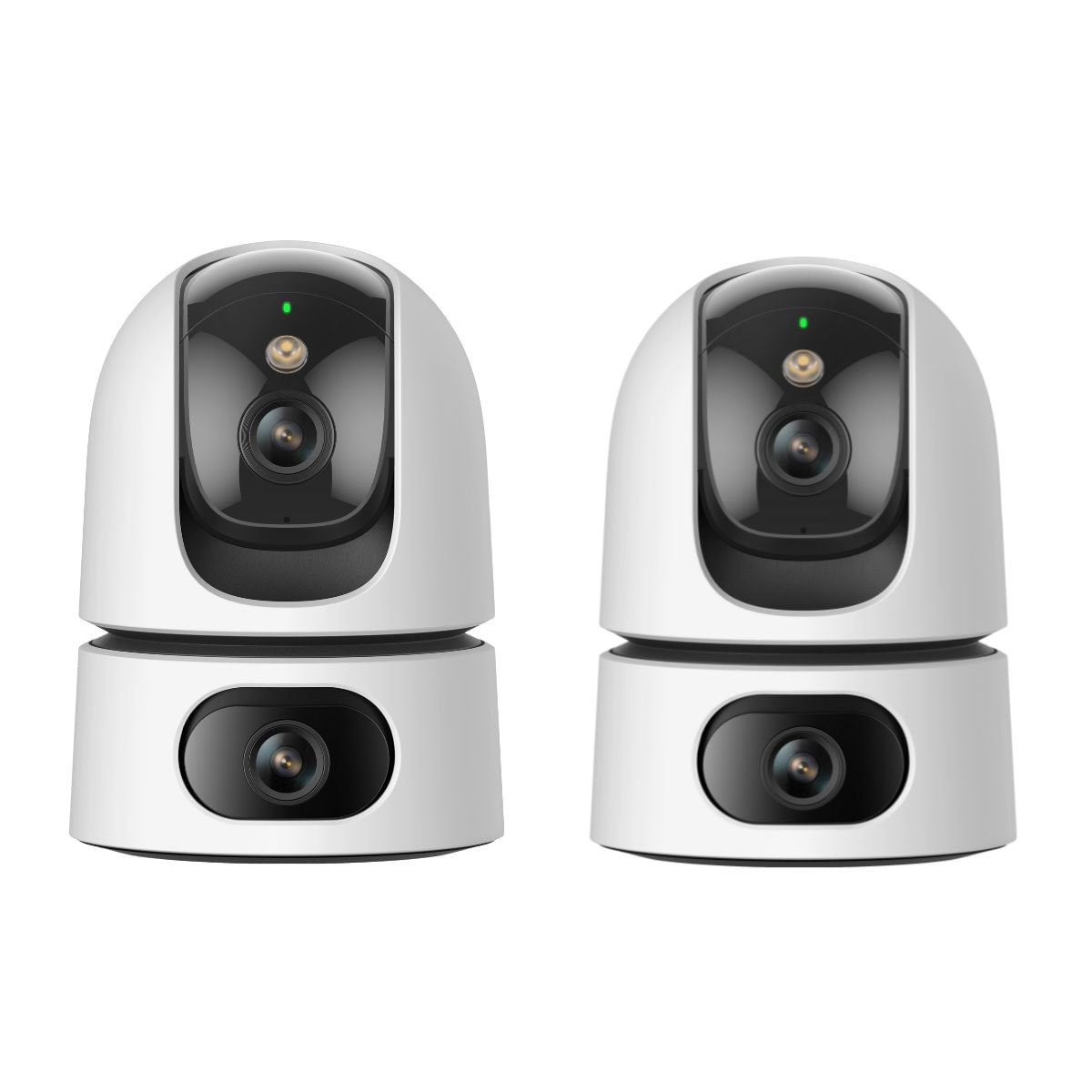 Kit de 2 Cámara Seguridad Wi-Fi IMOU Ranger Dual 5MP + 5MP 360° Interior Noche Color