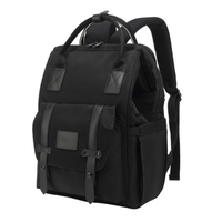 MOCHILA PAÑALERA CAREFREE NEGRO