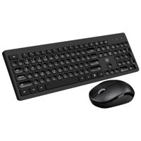 KIT TECLADO Y MOUSE FOETOR INALAMBRICO NEGRO