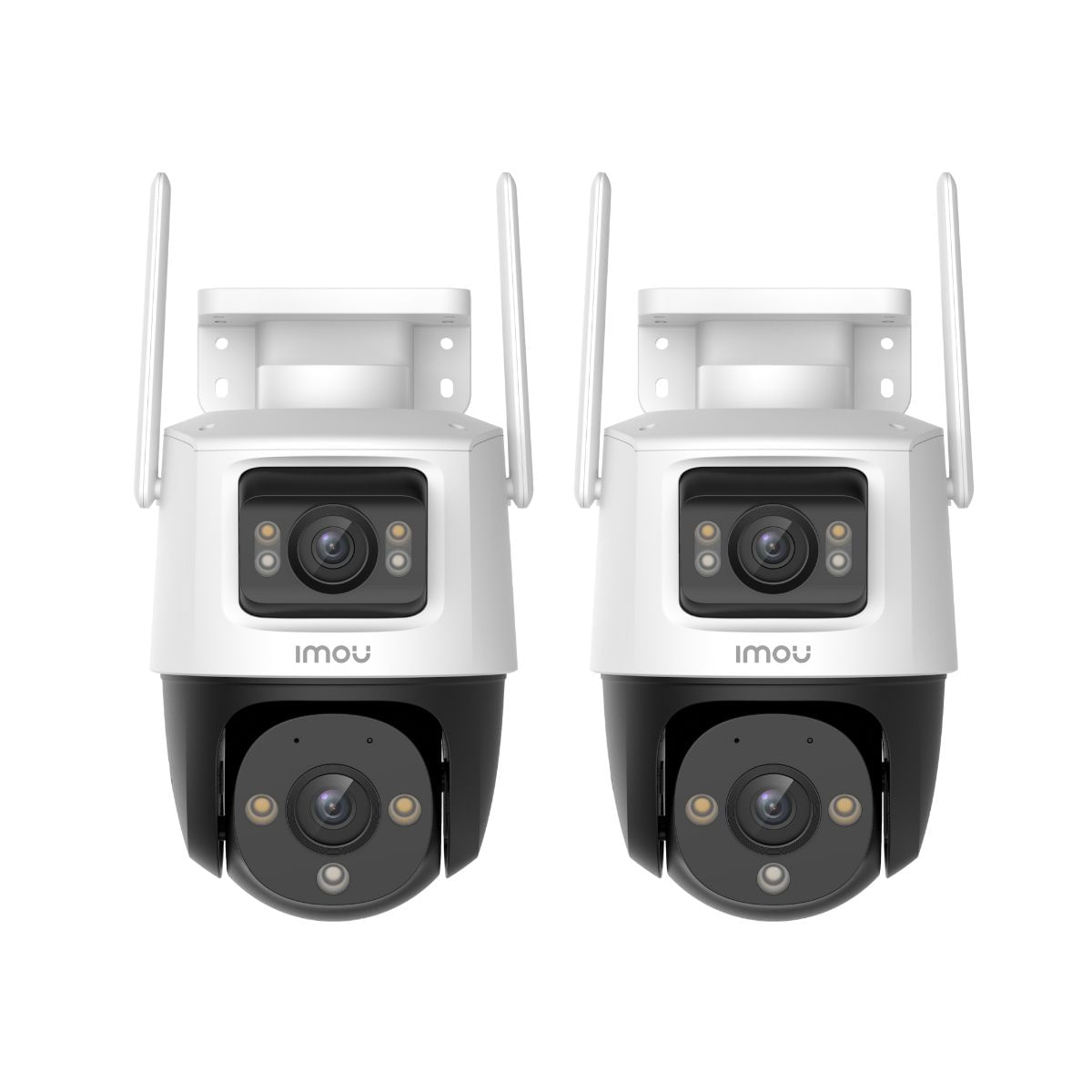 Kit de 2 Cámara seguridad IMOU Crusier Dual 3MP + 5MP 360° Externa Full color