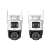 Kit de 2 Cámara seguridad IMOU Crusier Dual 5MP + 5MP 360° Externa Full color