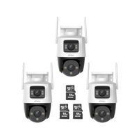 Kit de 2 Cámara seguridad IMOU Crusier Dual 5MP + 5MP + Micro SD64GB 360° Externa Full color