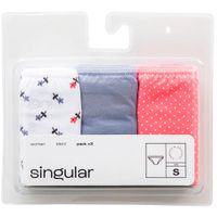 Trusa Pack x3 Bikini Dis10 Mujer SINGULAR