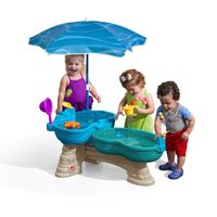 Mesita para Niños STEP 2 Agua Marina con Sombrilla Celeste