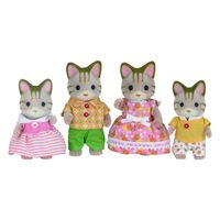 Familia Gato De Rayas Sylvanian Families