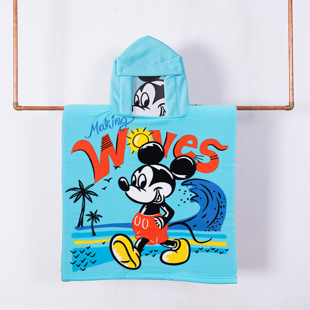 Toalla Pv26 Capucha Mickey