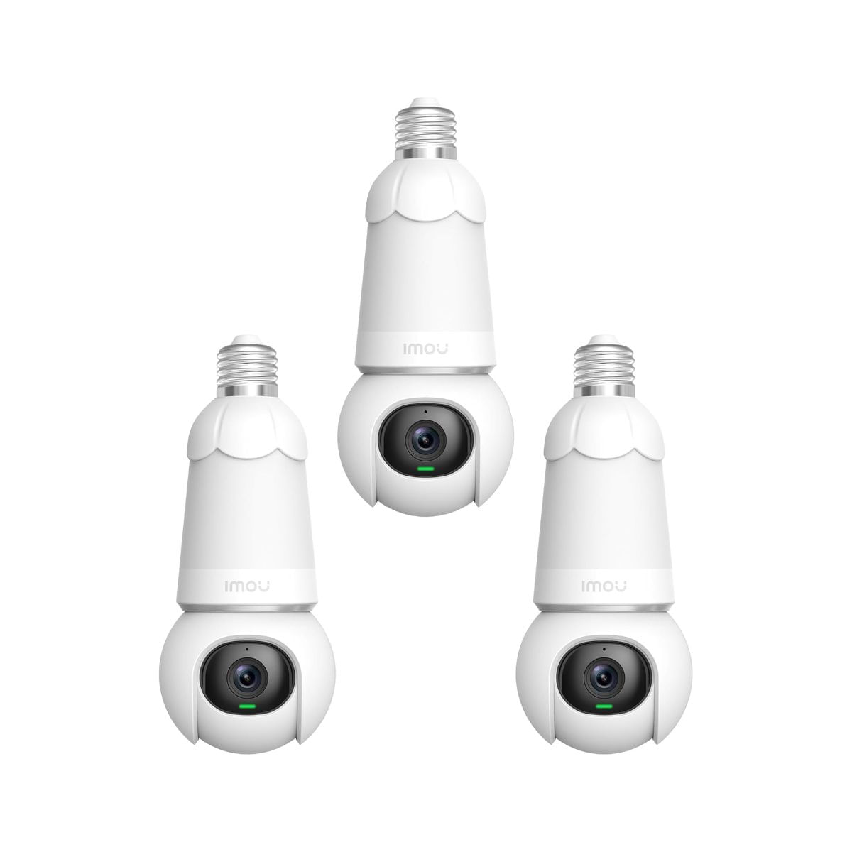 Kit de 2 Cámara Seguridad Foco Wifi Bulb Cam 3MP 360° - Imou