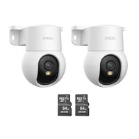 Kit de 2 Cámara seguridad IMOU Ranger Mini 2K 3MP + Micro SD 64GB 360° Visión Nocturna Interior