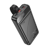 POWER BANK DE CARGA RAPIDA HOCO J123B CARGADOR PORTATIL DE 30000 MAH