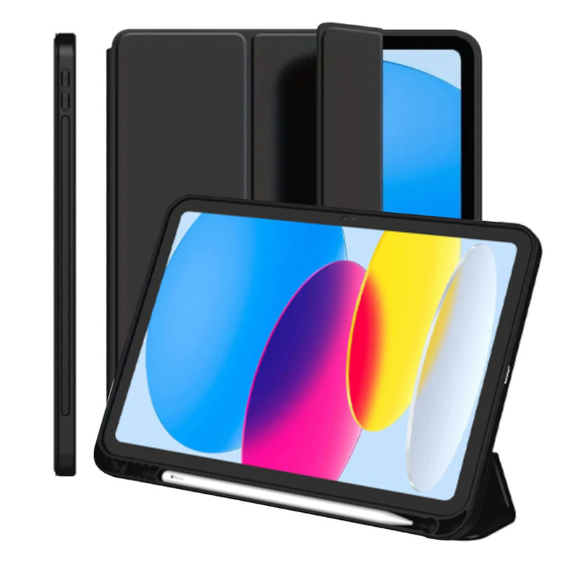 SMART CASE COMPATIBLE CON IPAD AIR 10.9 2024 NEGRO