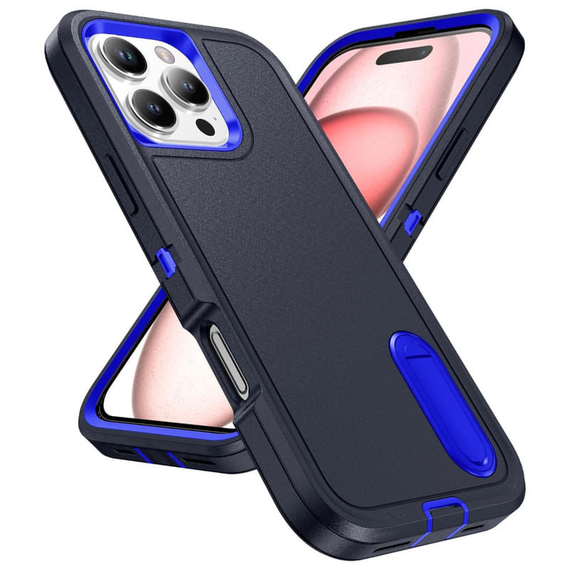 CASE COMPATIBLE CON IPHONE 16 PRO MAX ADVENTURER HEAVY DUTY BLUE