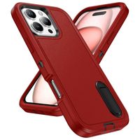 CASE COMPATIBLE CON IPHONE 16 PRO MAX ADVENTURER HEAVY DUTY RED