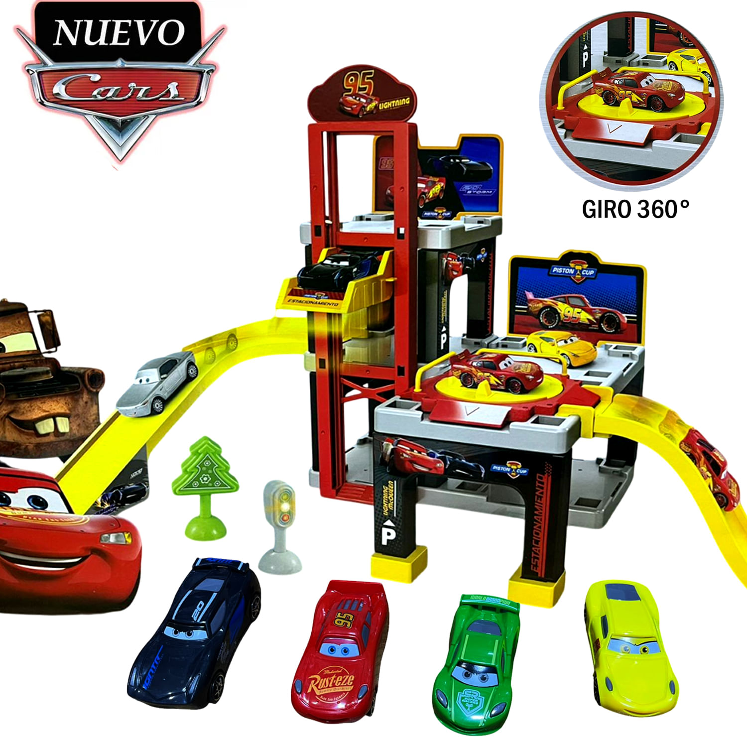 JUGUETE PISTA DE ESTACIONAMIENTO CARS ALTERNATIVO A1 6345