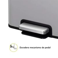 Papelera con pedal de Acero Inox 12L - 272x39cm -10031071