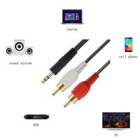 Cable Mini Plug 3.5 a 2 Rca Macho 1.5 Metros  (0)