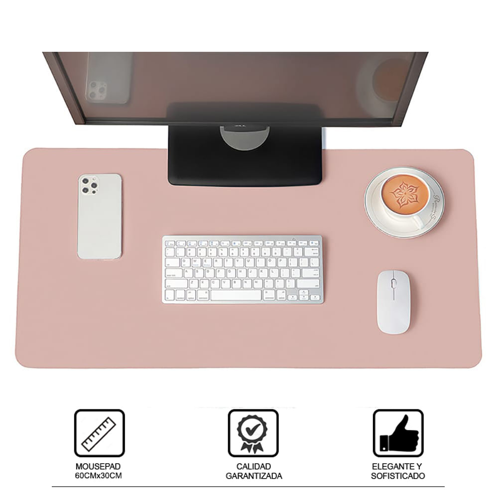 Mousepad para Escritorio Dreizt Rosado XL