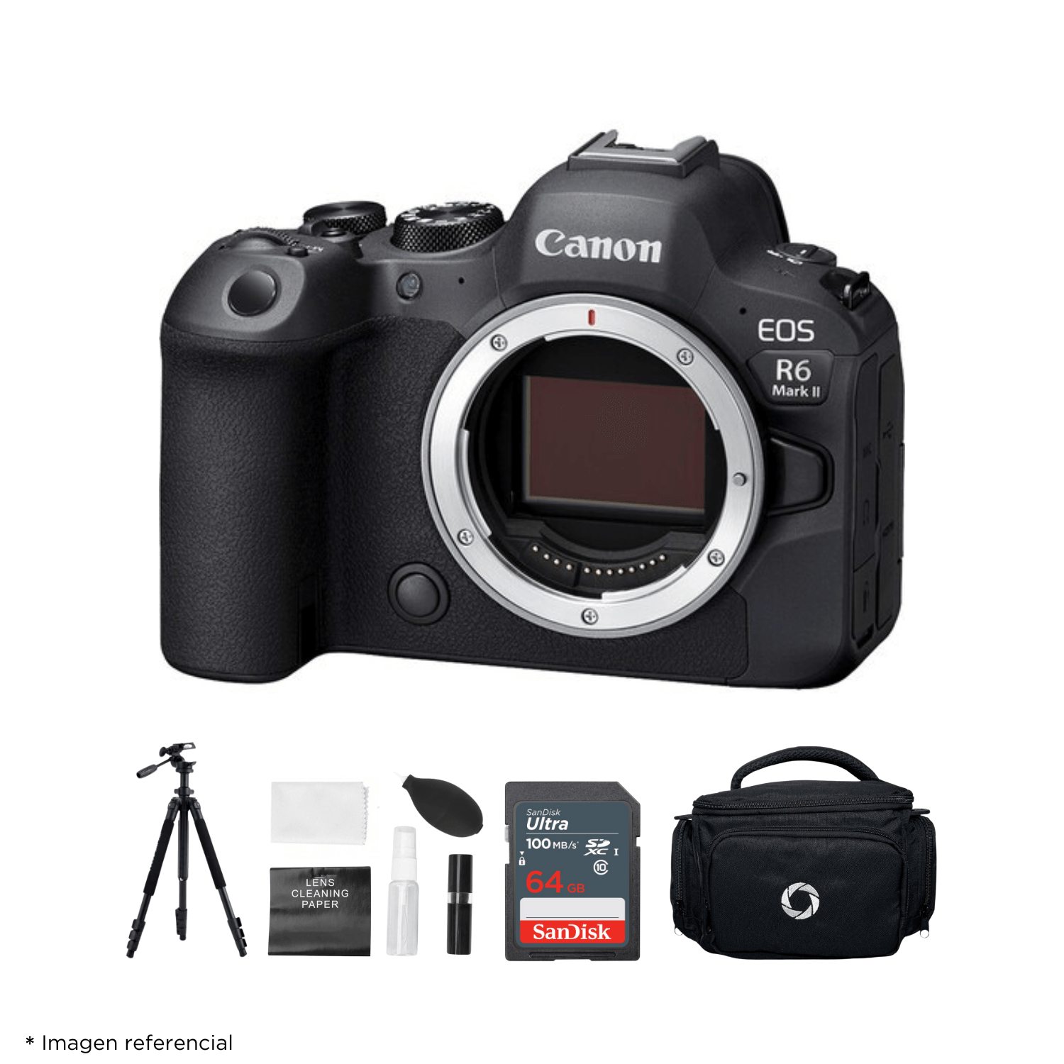 Cámara Canon EOS R6 Mark II Cuerpo Solo + Kit Ultimate