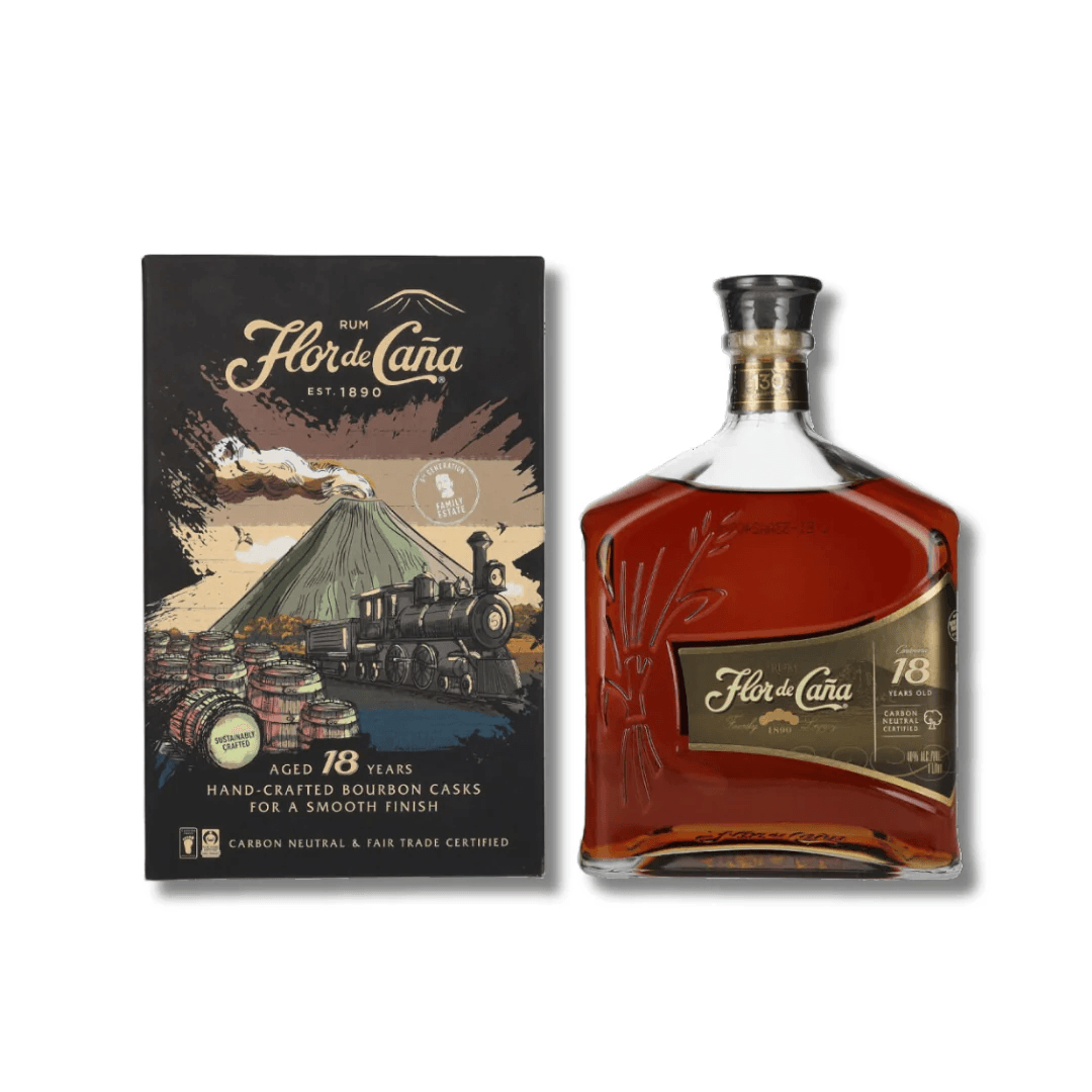 Ron FLOR DE CAÑA 18 años Botella 750ml