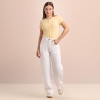 Jean Mujer Amc White Ty