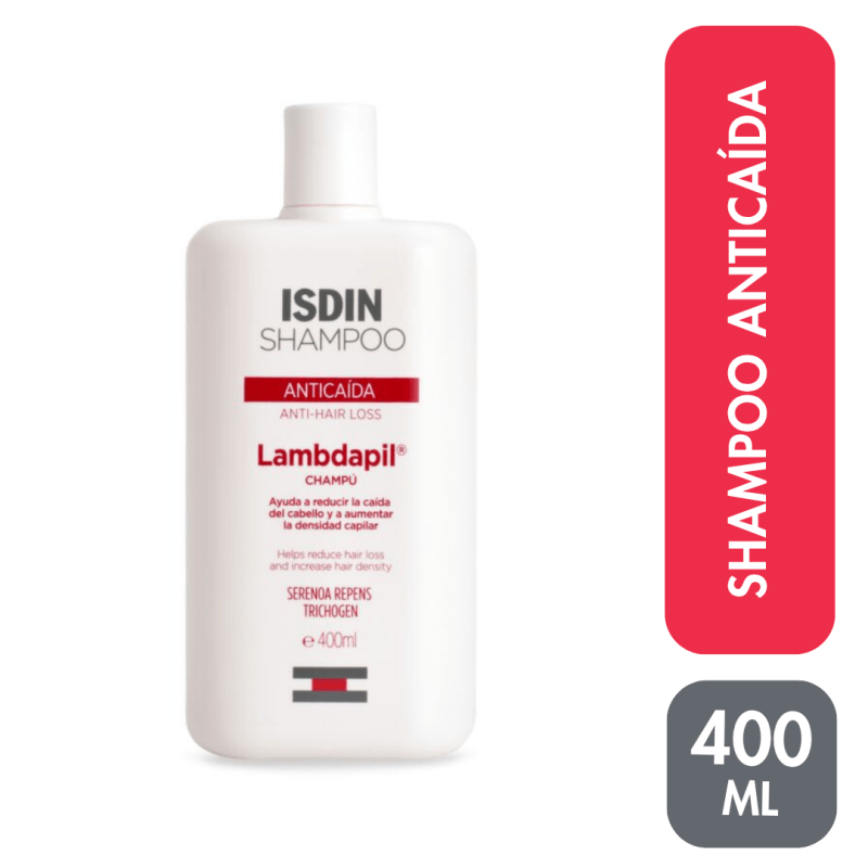 Isdin Lamdapil Anticaida Shampoo 400 ml - caída del cabello
