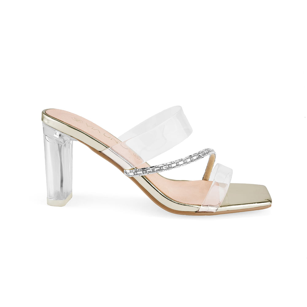 Sandalias Via Uno Mujer 15C6A2049-12 Dorado