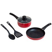 Juego de Ollas VIVA HOME Negro 5pzs