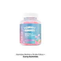 Biotina y Ácid Fólico 60 Gomitas Curvy Gummies