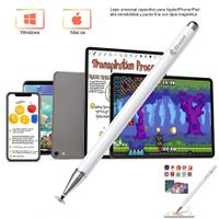 Lápiz Universal Capacitivo para Apple/Iphone/Ipad Alta Sensibilidad y Punta Fina con Tapa Magnética