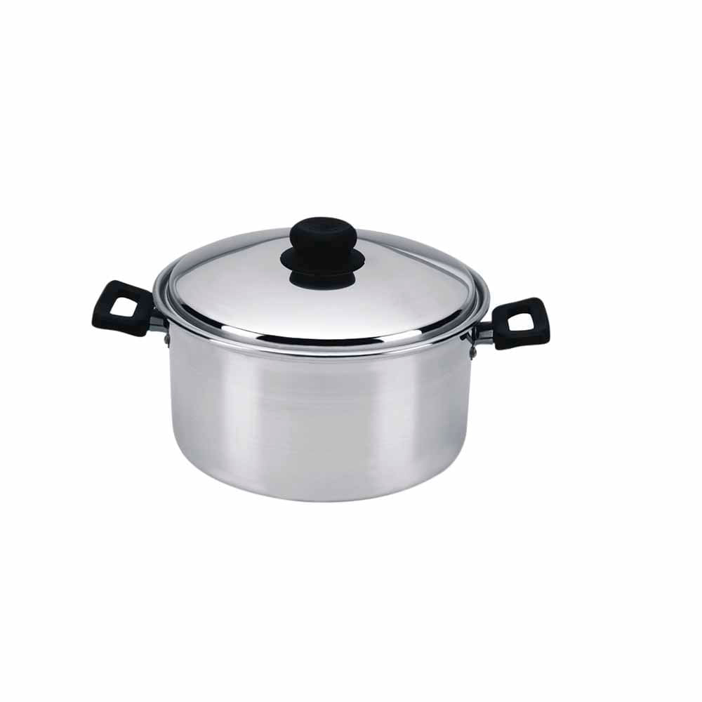 Olla Pulida Con Tapa De Vidrio N° 26 Festejo