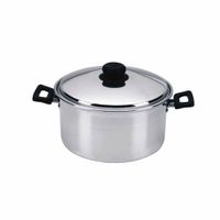 Olla Pulida Con Tapa De Vidrio N° 22 Festejo